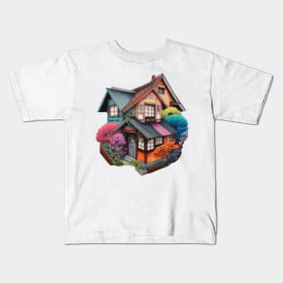 The houses of Ōsaka Kids T-Shirt